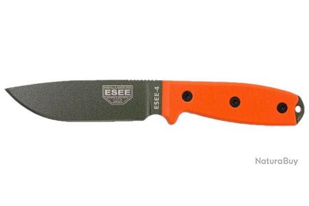 ESEE - EE5PE - ESEE-5 - LAME NOIRE - Couteaux droits et fixes