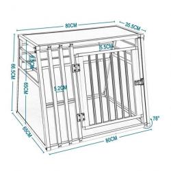 Cage de transport cage de transport special 4 x4 cage transport  voiture pour chien . C