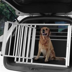 Cage transport voiture pour chien de grande taille . L92 x H66 x P65 cm Avec clé produit allemand