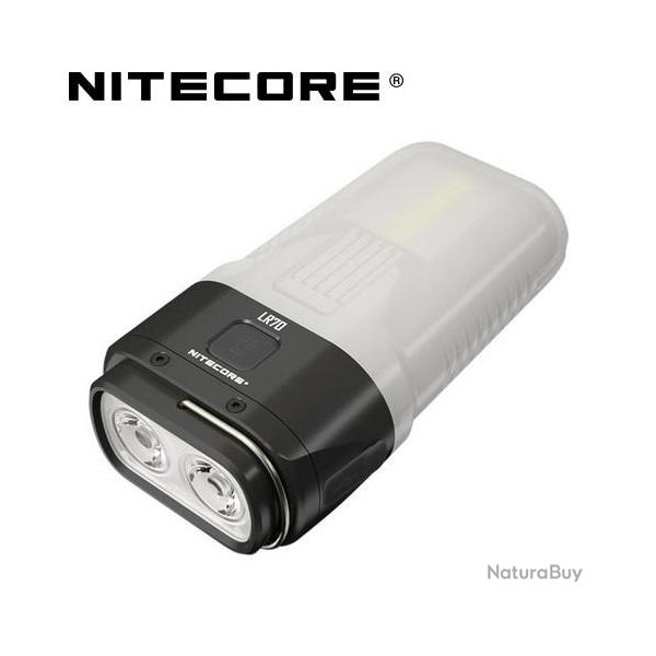 Lampe torche + Lanterne Nitecore LR70 - 3000 Lumens - Fonction PowerBank 10000mAh