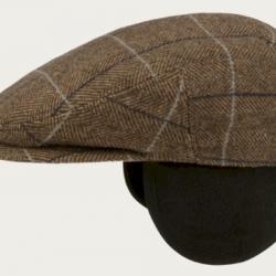 CASQUETTE STETSON KENT WOOL EF CARREAU MARRON