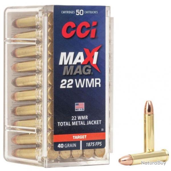 50 CCI C/22MAG Maxi Mag TMJ 40 Grains