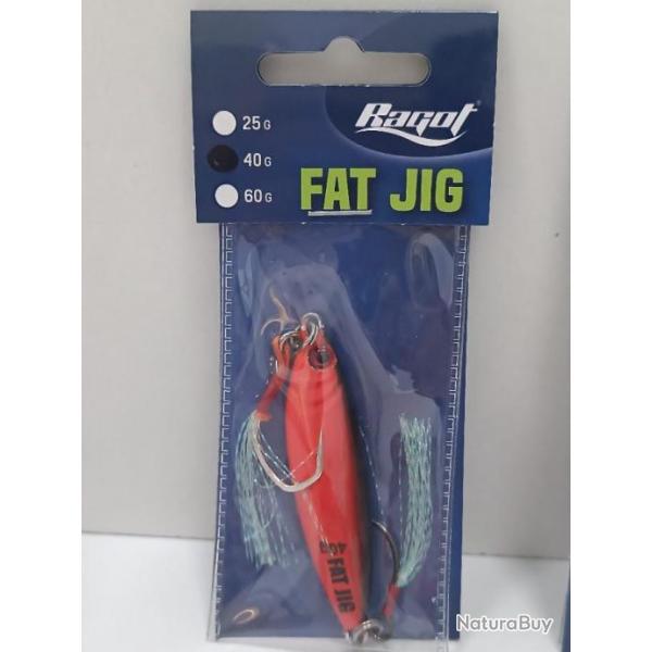 !! RAGOT FAT JIG  Red Black 40g !!