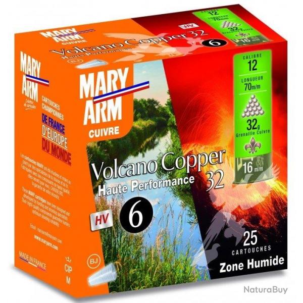 Cartouche Volcano COPPER 32 gr cal 12 Mary Arm Plomb