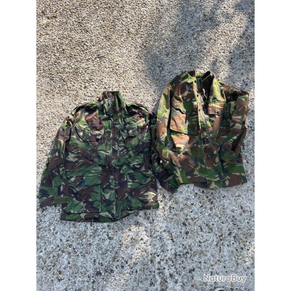 X2 Vestes camoufles Anglaises
