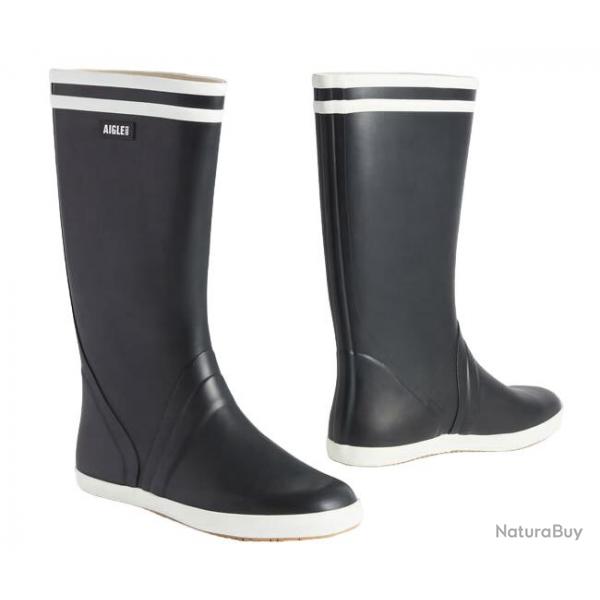 Aigle Bottes Goeland 2 Marine Blanc p