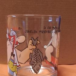 VERRE ASTERIX ET OBELIX, ORDRAFALBETIX, GOSCINY UDERZO® NUTELLA® 1999