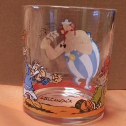 VERRE ASTERIX ET OBELIX, AGECANONIX, GOSCINI UDERZO ® NUTELLA® 1995