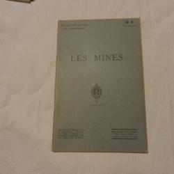 notice militaire G2 -  Les mines - imprimerie école Saint Maixent 1956