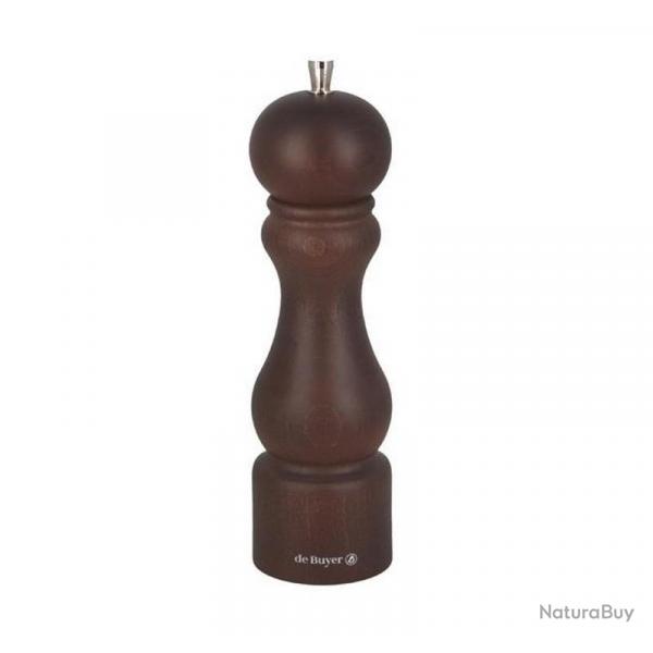 Moulin "Rumba", Couleur htre fonc, Hauteur 21 cm, Type moulin pices [De Buyer]