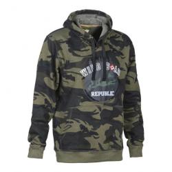 Sweat Zippé à capuche Percussion Wild Boar Republic - Camo - TAILLE S