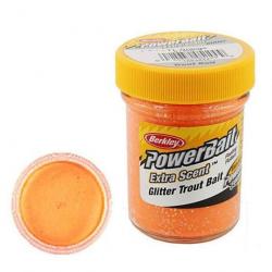 DPAA23 - Pâte à truite Berkley PowerBait Select Glitter Trout Bait - Fluo Orange