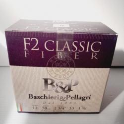 CARTOUCHES BASCHIERI PELLAGRI F2 CLASSIC FIBER CAL12 PLOMB DE 6-7-8
