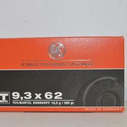 1 Boite de Balles RWS T Mantel calibre 9.3x62