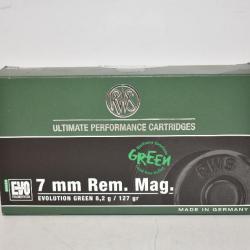 1 boite de Balles RWS Evo Green Calibre 7mm Rem. Mag.