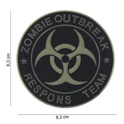 Patch 3D PVC Zombie outbreak n°1