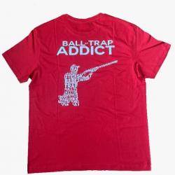 Tee-Shirt Ball-Trap Addict Rouge Taille L
