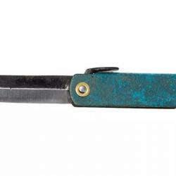 Couteau HIGONOKAMI - HIGO TS - Lame Blue Steel Bleu