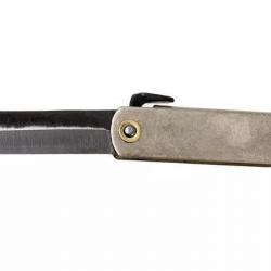 Couteau HIGONOKAMI - HIGO TS - Lame Blue Steel Argent