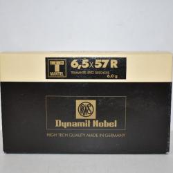 1 boite de Balles RWS T Mantel Calibre 6.5 x 57R