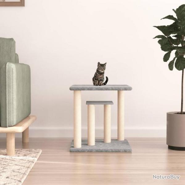 Arbres  chat avec plates-formes gris clair 50 cm