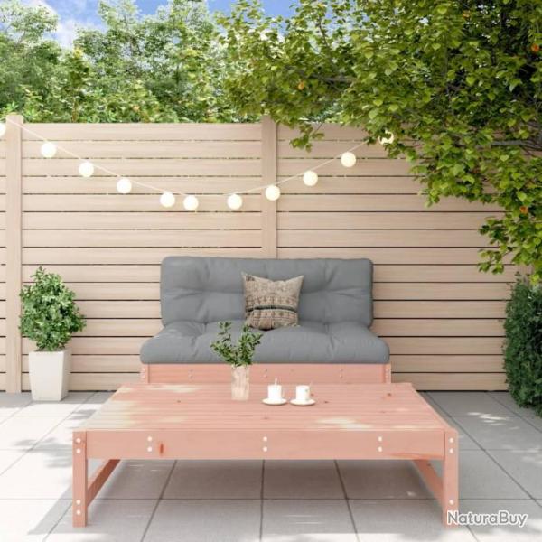 Salon de jardin 2 pcs avec coussins bois massif douglas