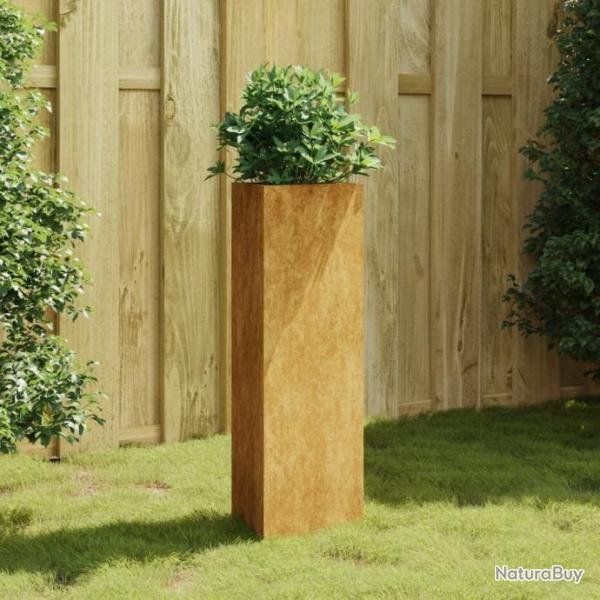 Jardinire 30x26x75 cm acier corten