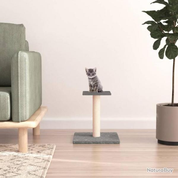 Arbre  chat avec plate-forme gris clair 38 cm