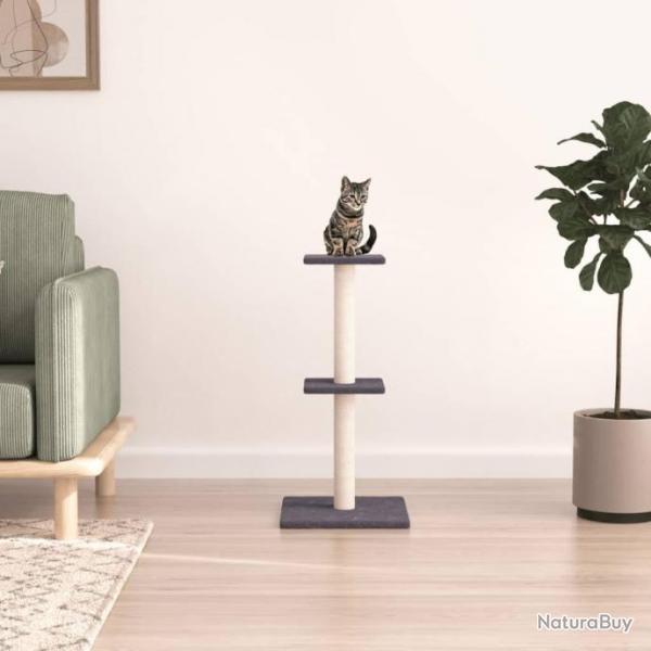 Arbre  chat avec griffoirs en sisal gris fonc 73 cm