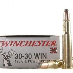 2 boites Winchester .30-30 Win. Power-Point 170 gr 