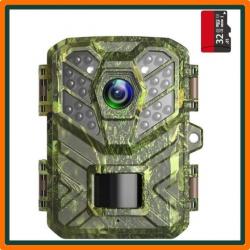 Caméra de chasse 24MP - IP66 - 90°- 0,2 s - Carte 32 go - Livraison gratuite et rapide
