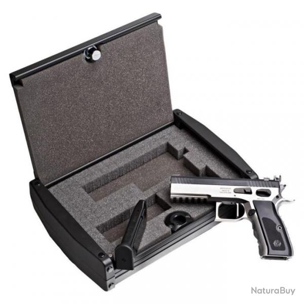 Technoframes - Black Box mallette pour armes  feu avec serrure