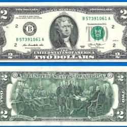 Usa 2 Dollars 2013 Mint New York B2 Billet Dollar Etats Unis Nord Amerique
