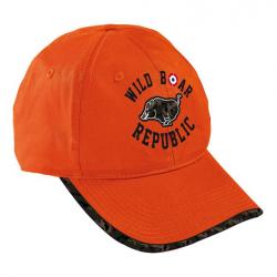 Casquette de Chasse Wild Board Republic Percussion Orange