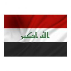 Drapeau Iraq 1m x 1m50
