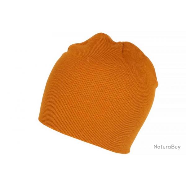 Bonnet Orange Court en Laine Classe et Tendance Fylik Taille unique Orange