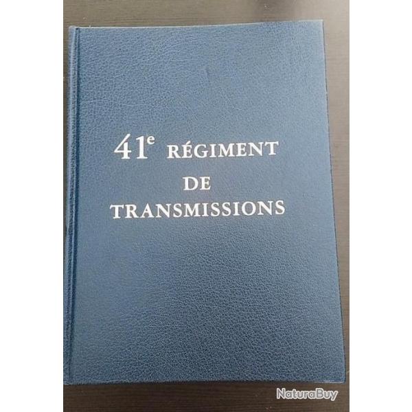 Vend Livre 41 Rgiment de transmissions