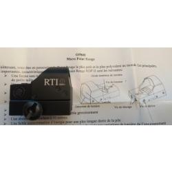 viseur point rouge Micro-Point RTI Optics ( référence OP808 ) sur rail Weaver