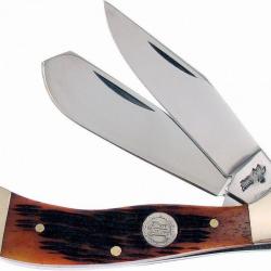 F14096TPS Couteau Frost Cutlery Little Saddlehorn Tn Peachseed Manche Os Lames Acier Inox