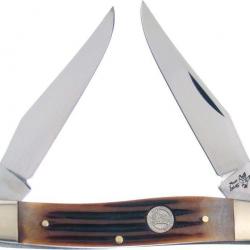 F14161ASC Couteau Frost Cutlery Muskrat Autumn Second Cut Bone Manche Os Lames en acier Inox