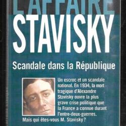 l'affaire Stavisky scandale dans la république jean-marie fitère