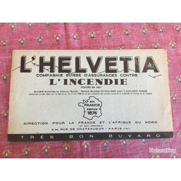 Buvard L'HELVETIA ancien