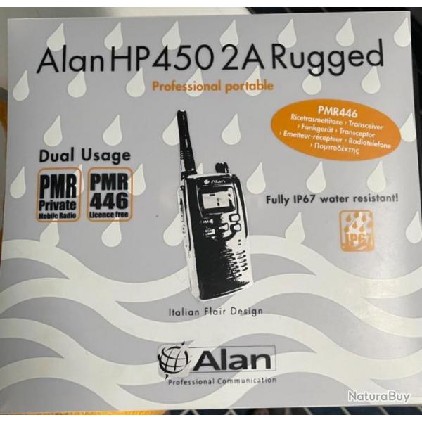 Talkie walkie Alan Midland 450 Hp 2A Rugged