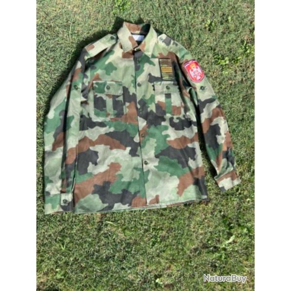 Chemise camoufle Serbe M-85