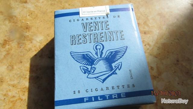 Troupe paquet post guerre Algérie cigarette se trouvait dans les