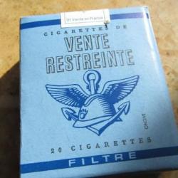 troupe  paquet post guerre Algérie cigarette se trouvait dans les rations avant 1990