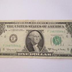 Billet de 1 dollar 1963 A