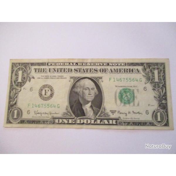 Billet de 1 dollar 1963 A