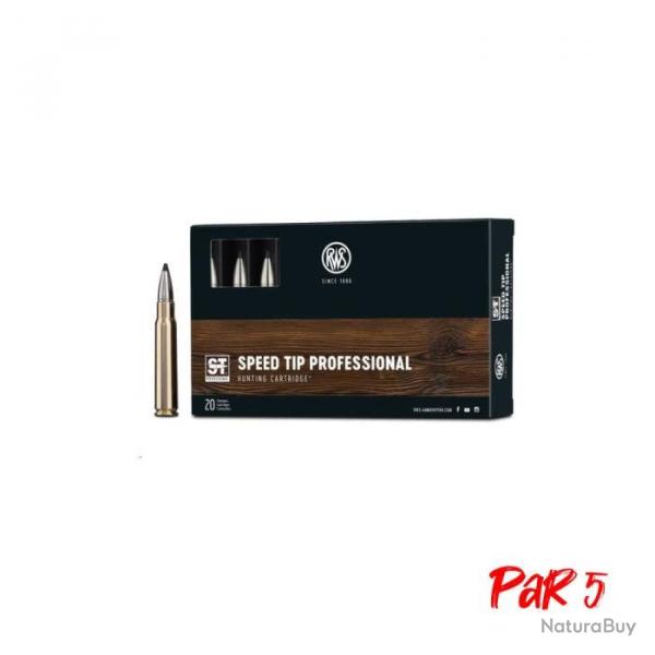 Cartouches RWS Speed Tip Pro - Cal. 6.5x57 JS - 11.7 g / Par 5