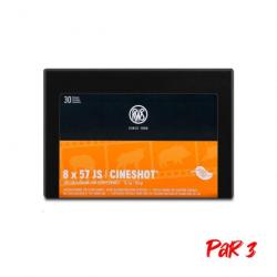 Cartouches RWS Cinetir - Cal.8x57 JS 12.1 g / 187 gr / Par 1 - 12.1 g / 187 gr / Par 3